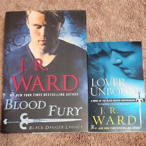 Black and Blue Coffee Table Book Set